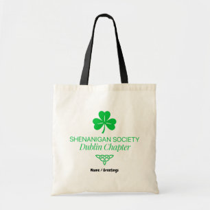 Shenanigan Society Dublin Chapter Vintage Heritage Tote Bag