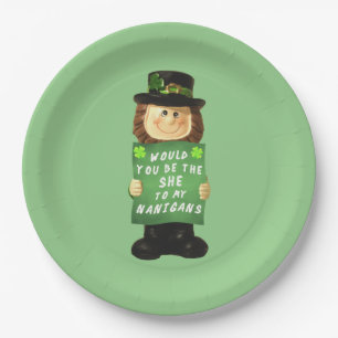 Shenanigans Beverage Paper Plate