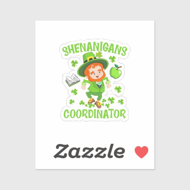 Shenanigans Coordinator Funny Teacher St Patrick's (Sheet)