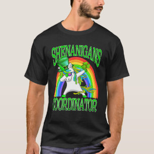 Shenanigans Coordinator Unicorn St. Patrick's Day T-Shirt