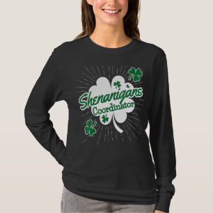 Shenanigans Coordinator Vintage St Patrick S Day T-Shirt