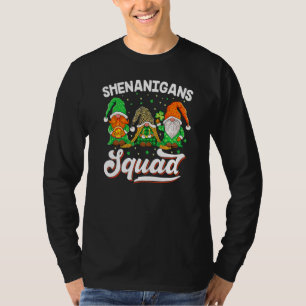 Shenanigans Gnomes Squad St Patrick's Day Gnome Sh T-Shirt
