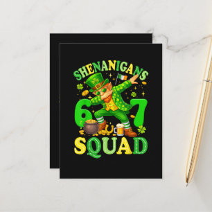 Shenanigans Squad Announcement Postcard