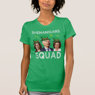 Shenanigans Squad Anti Biden St Patrick's Day  T-Shirt