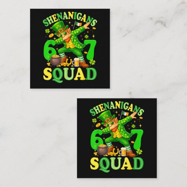 Shenanigans Squad Enclosure Card (Front/Back)