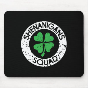 Shenanigans Squad Funny Saint Patrick's Day Matchi Mouse Pad
