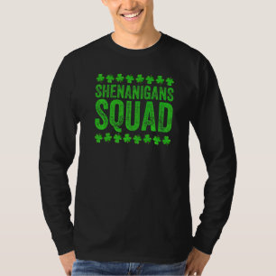 Shenanigans Squad Funny St Patrick's Day Irish T-Shirt