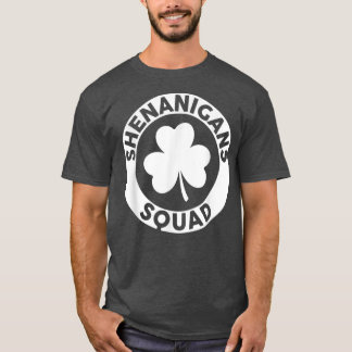Shenanigans Squad Funny St Patrick's Day Matching  T-Shirt