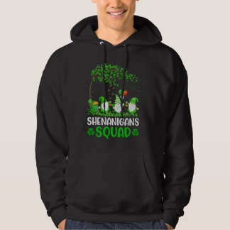 Shenanigans Squad Gnome Shamrock St Patricks Day  Hoodie