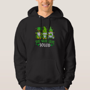 Shenanigans Squad Gnomes Shamrock Happy St Patrick Hoodie