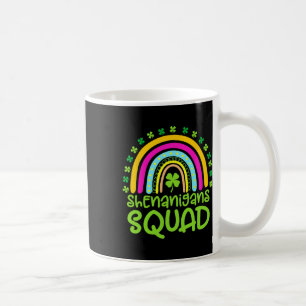 Shenanigans Squad Happy St Patrick's Day Rainbow S Coffee Mug