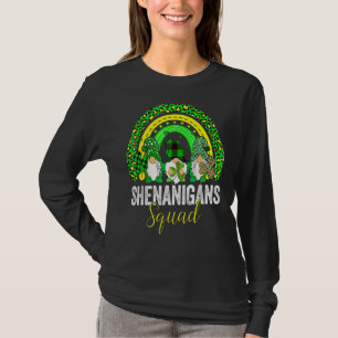 Shenanigans Squad Irish Gnomes Rainbow St Patrick' T-Shirt