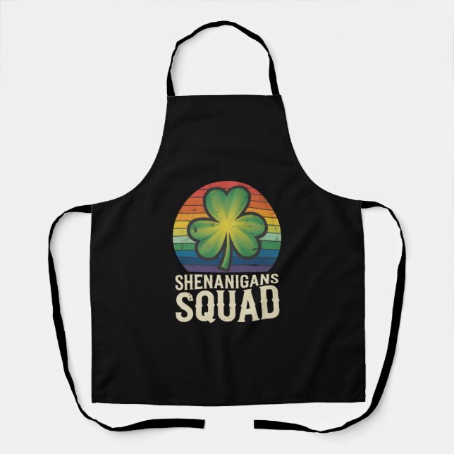 Shenanigans Squad Matching St Patricks Day Group  Apron (Front)