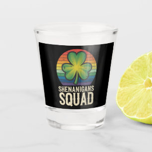 Shenanigans Squad Matching St Patricks Day Group  Shot Glass