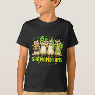 Shenanigans squad raccoon for kids women men st T-Shirt