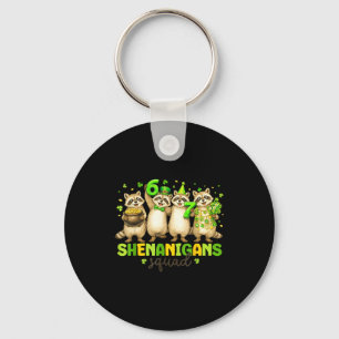 Shenanigans squad racoon for kids women men st key ring