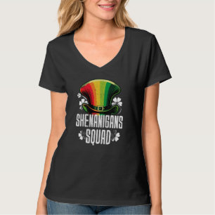 Shenanigans Squad St Patricks C Leaf T-Shirt