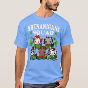 Shenanigans Squad St Patricks Day Chibi Horror T-Shirt
