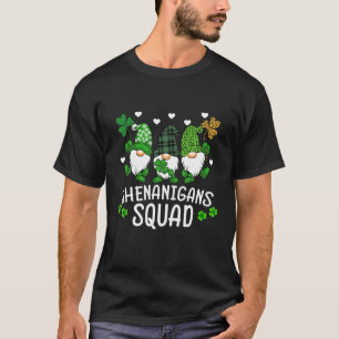 Shenanigans Squad St Patricks Day Gnomes Green Pro T-Shirt