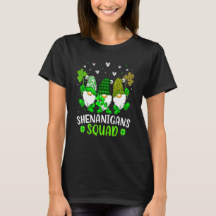 Shenanigans Squad St Patricks Day Gnomes Green Pro T-Shirt