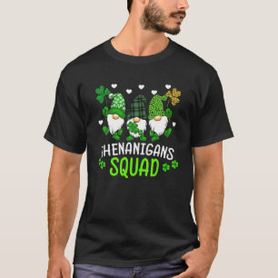 Shenanigans Squad St Patricks Day Gnomes Green Pro T-Shirt