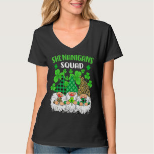 Shenanigans Squad St Patricks Day Gnomes Green Pro T-Shirt