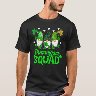 Shenanigans Squad St Patricks Day Gnomes Green Pro T-Shirt