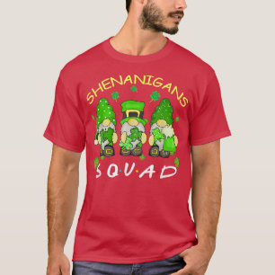 Shenanigans Squad St Patrick's Day Gnomies Gifts T-Shirt