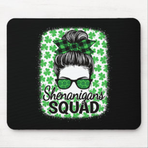 Shenanigans Squad St. Patrick's Day Women Girls Me Mouse Pad