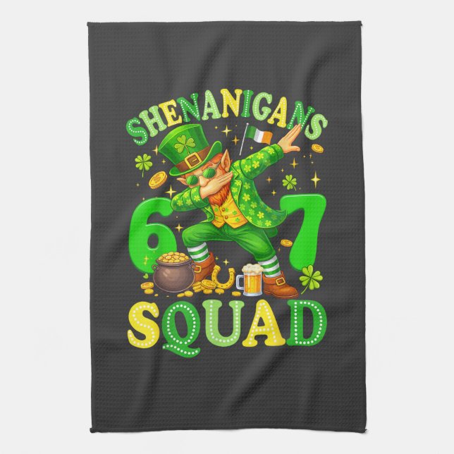 Shenanigans Squad Tea Towel (Vertical)
