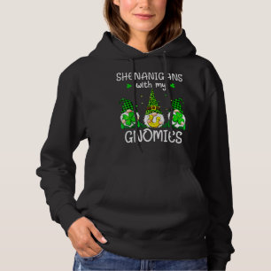 Shenanigans With My Gnomies St Patrick's Day Gnome Hoodie