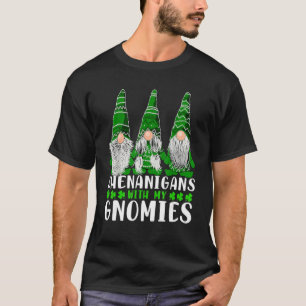 Shenanigans With My Gnomies St Patrick's Day Gnome T-Shirt