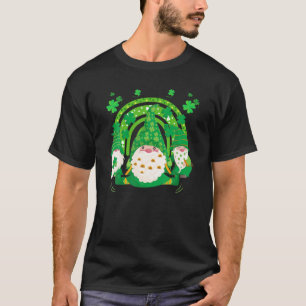 Shenanigans With My Gnomies St Patrick's Day Rainb T-Shirt
