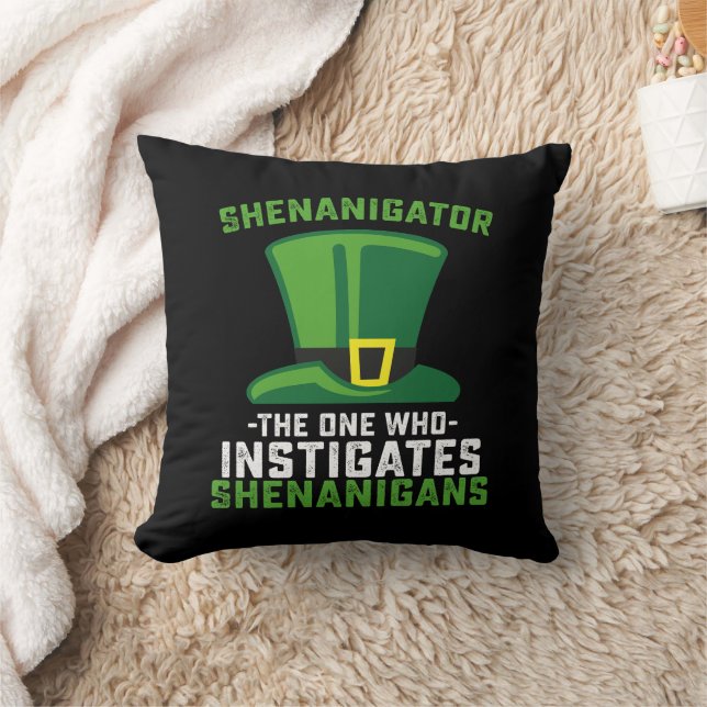Shenanigator The One Who Instigates Shenanigans Cushion (Blanket)
