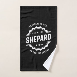 Shepard Personalised Name Birthday Gift Hand Towel