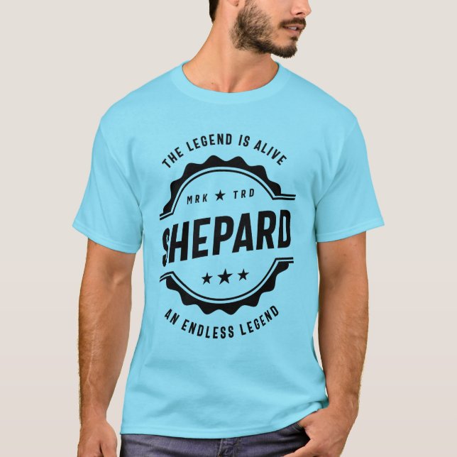 Shepard Personalised Name Birthday Gift T-Shirt (Front)