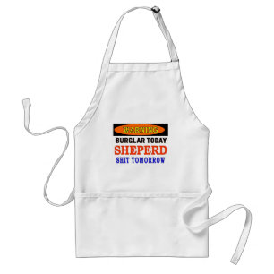 SHEPERD WARNING STANDARD APRON