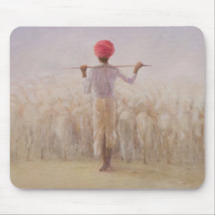 Shepherd and Flock Mouse Pad