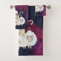 Shepherd Angel with 2 Lambs Pastoral