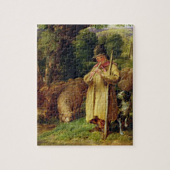 Shepherd Boy, 1831 (oil on panel) Jigsaw Puzzle (Vertical)