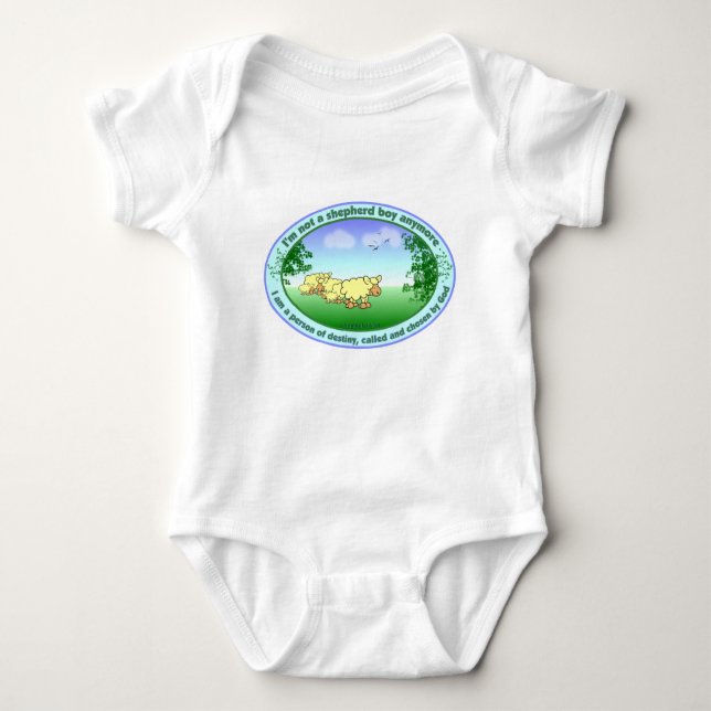 Shepherd Boy Baby Bodysuit (Front)
