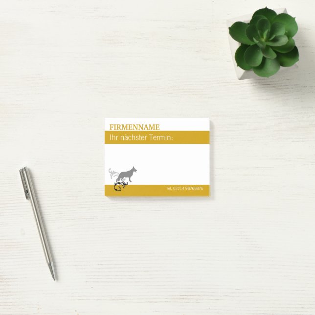 Shepherd Dog appointments Post-it Notes (Office)