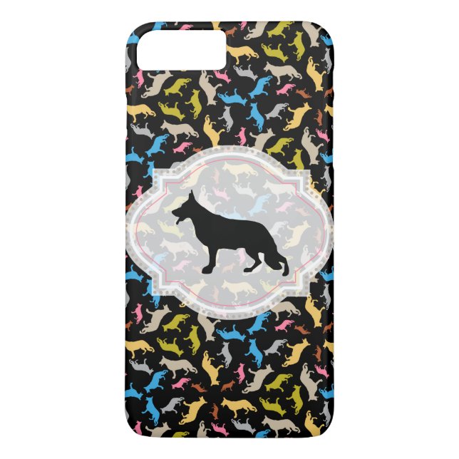 Shepherd Dog pattern Primavera Case-Mate iPhone Case (Back)