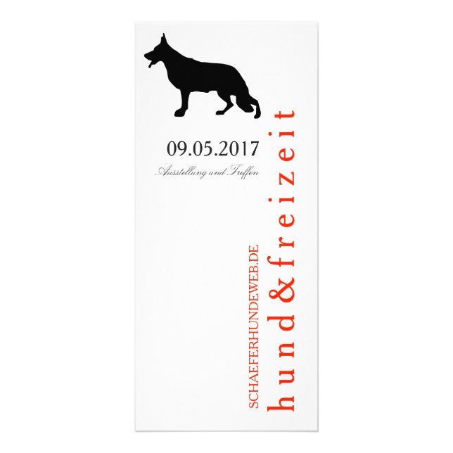 Shepherd Dog Rack Cards (Front)