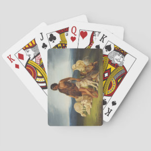 Shepherd in a Rural Landscape Playing Cards
