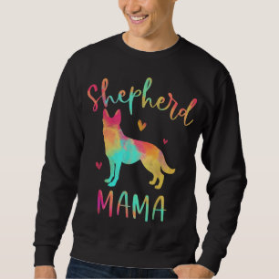 Shepherd Mama Colourful German Shepherd Gifts Dog Sweatshirt