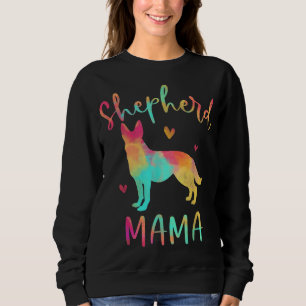 Shepherd Mama Colourful German Shepherd Gifts Dog Sweatshirt