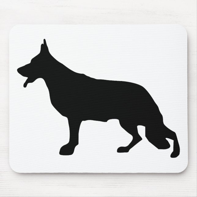 shepherd minimal illustration mouse pad (Front)