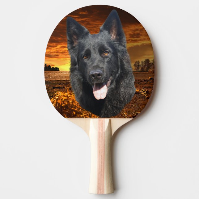 shepherd ping pong paddle (Front)