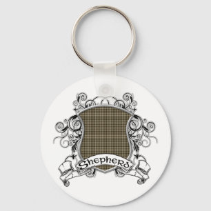 Shepherd Tartan Shield Key Ring